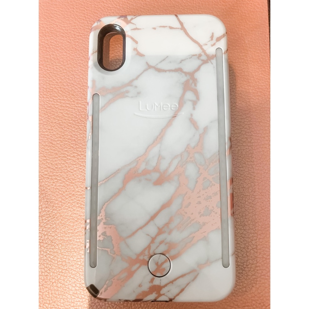 Lumee Duo Metallic Marble Case for iPhone XS Max